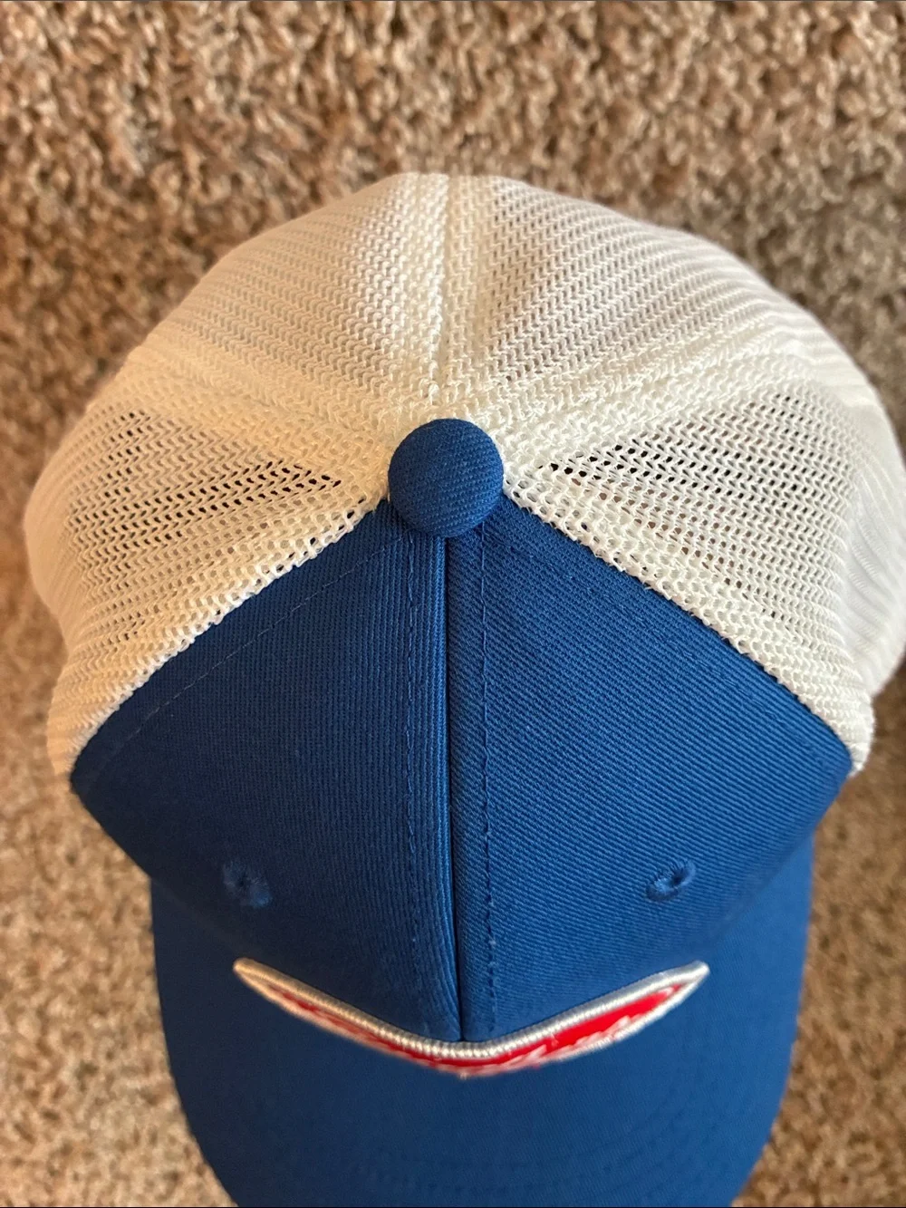 Cannon Ballers Blue & White Mesh SnapBack Trucker Hat